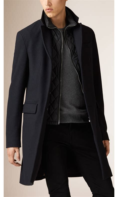 burberry men's winter jacket|burberry long wool jacket men.